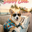 The Miami Vice Dad pet portrait