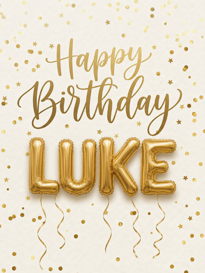 The Golden Celebration Luke birthday portrait