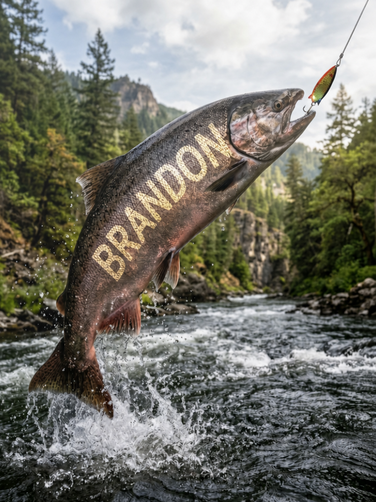 The Mighty Salmon Brandon portrait