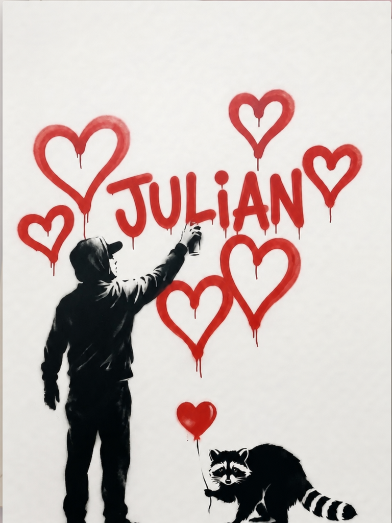 The Street Art Vandal Julian portrait