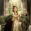 The Sleeping Beauty Princess girl portrait