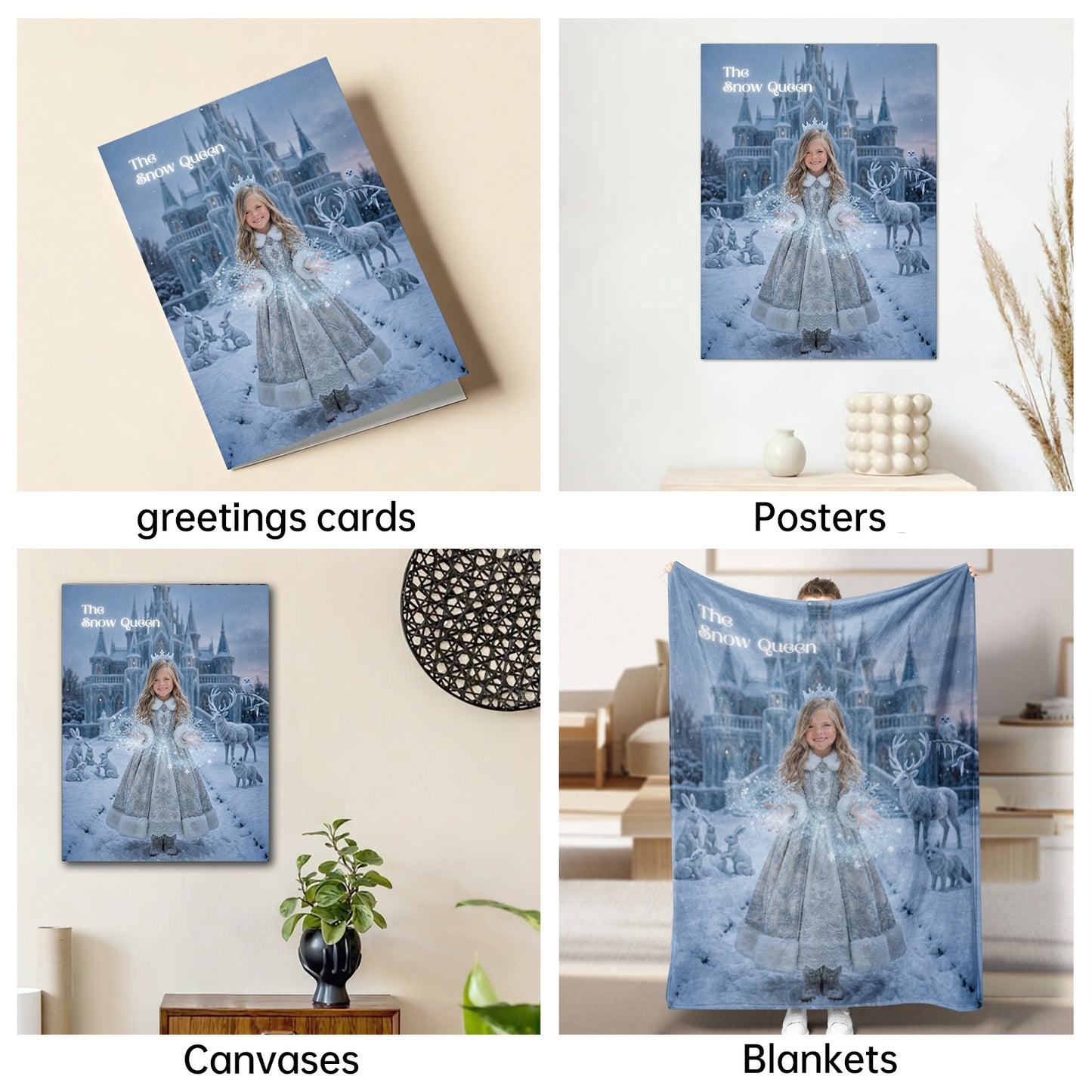 The Snow Queen girl portrait