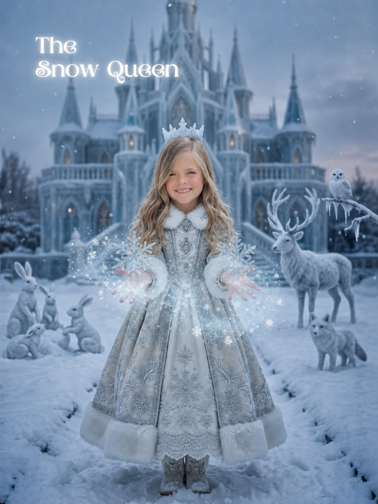 The Snow Queen girl portrait