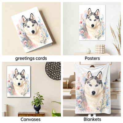 The Arctic Duchess Siberian Husky portrait