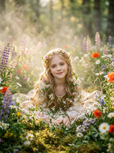 The Woodland Nymph girl portrait
