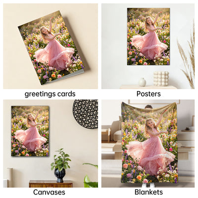The Spring Blossom Ballerina girl portrait