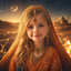 The Arabian Nights Princess girl portrait