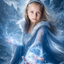 The Frostweaver Sorceress girl portrait