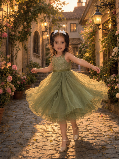 The Tuscan Garden Princess girl portrait