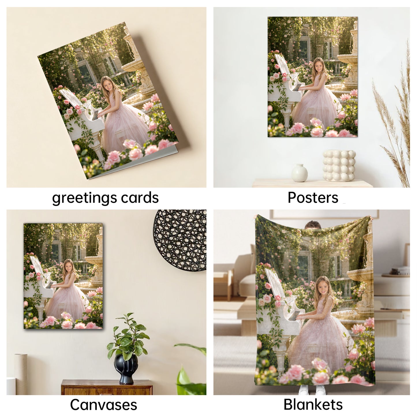 The Secret Garden Pianist girl portrait