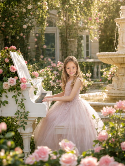 The Secret Garden Pianist girl portrait