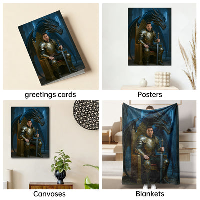 The Dragon Throne King man portrait