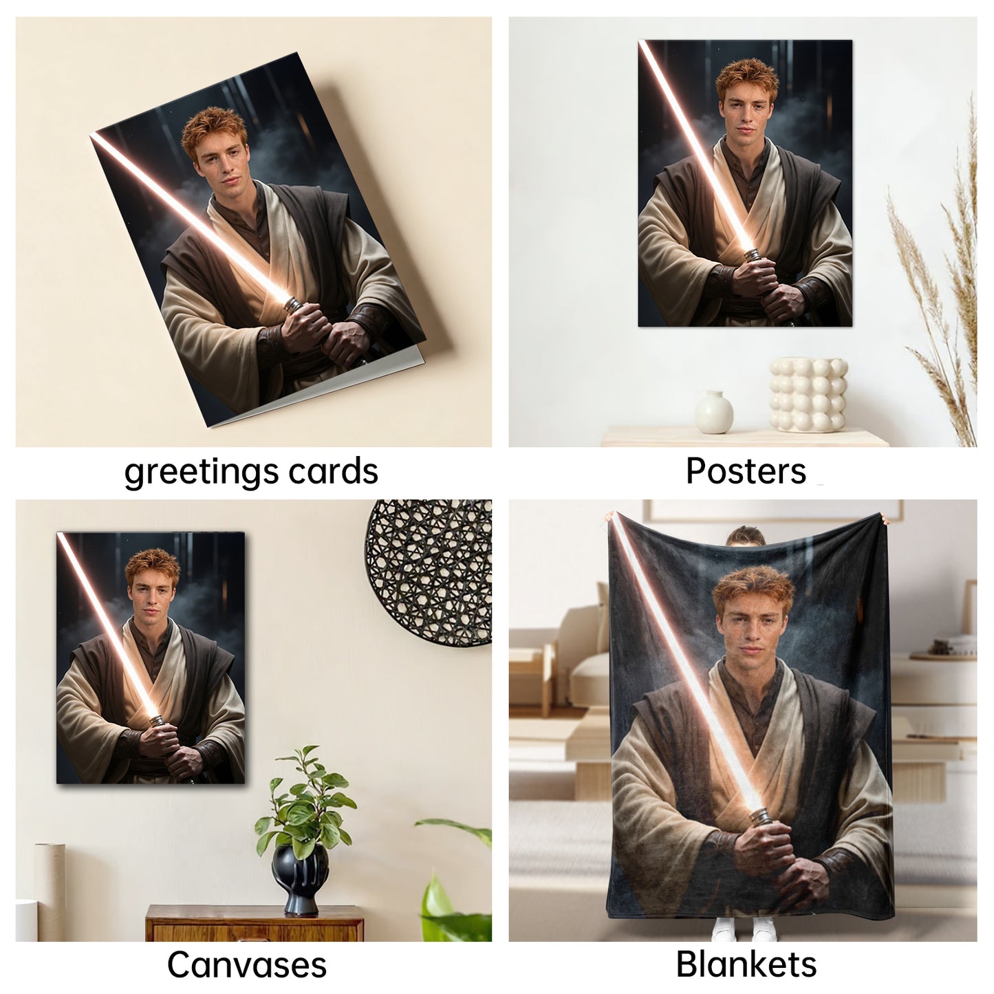 The Jedi Knight man portrait