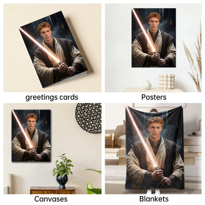 The Jedi Knight man portrait