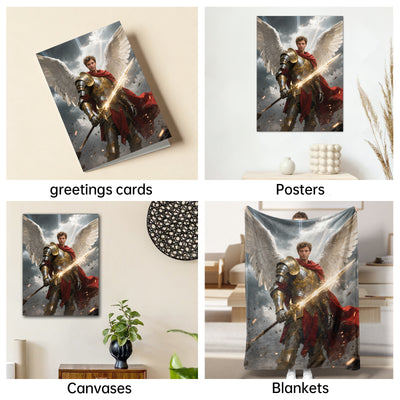 The Archangel Michael man portrait
