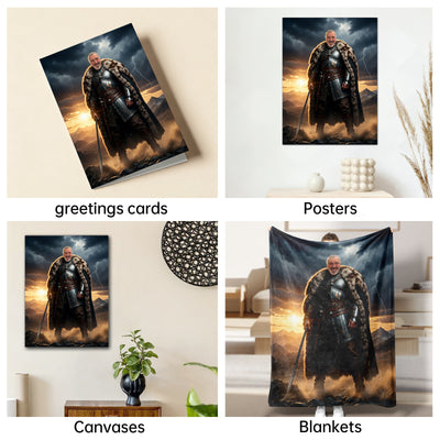 The Stormborn Chieftain man portrait