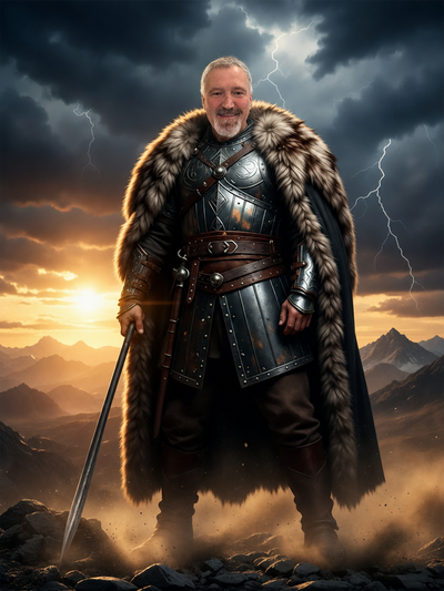 The Stormborn Chieftain man portrait