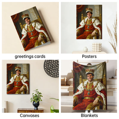 The Baroque King male royal portrait