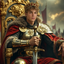 The Golden Throne Sovereign man,royal portrait