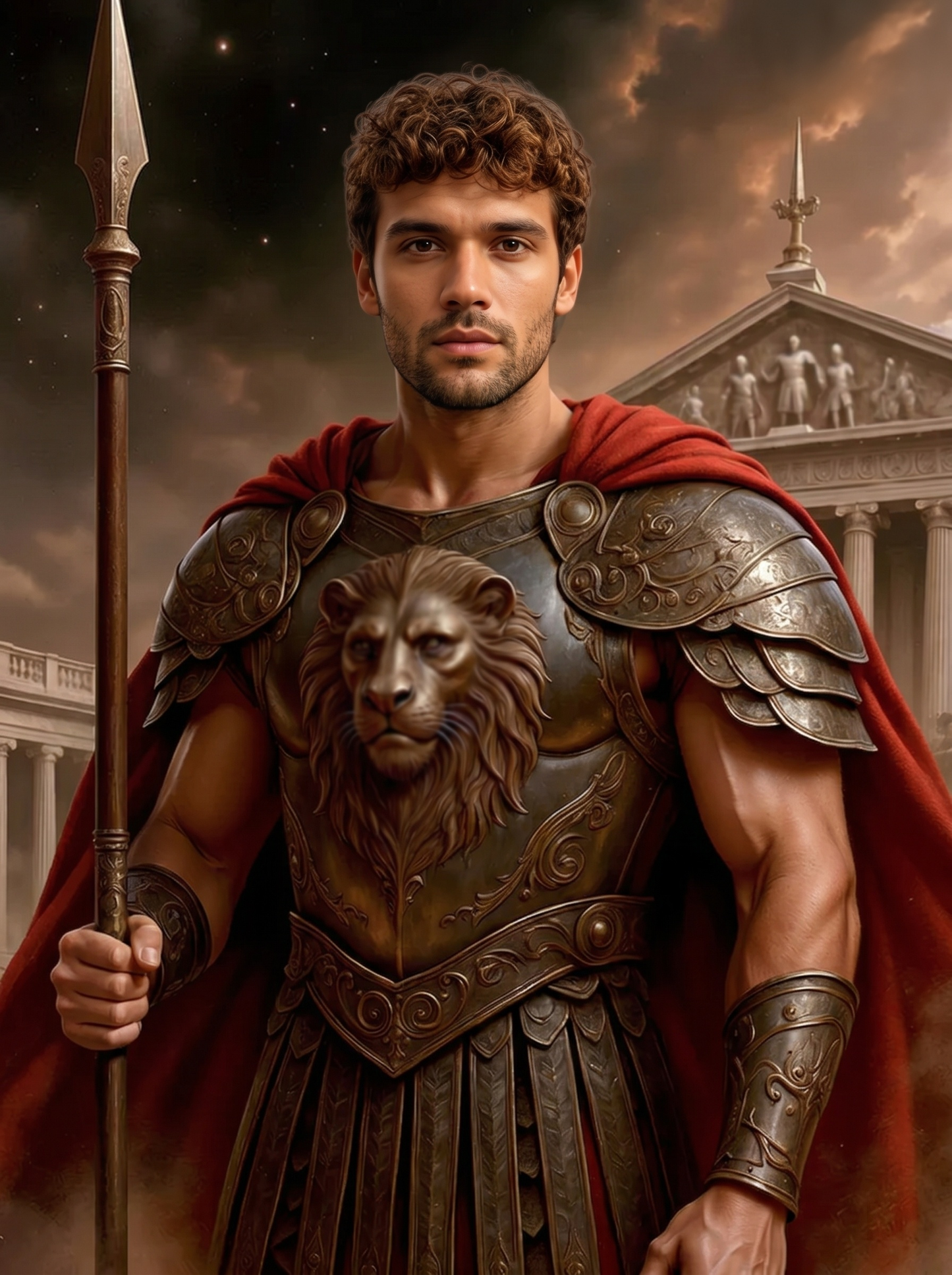 The Olympian Guardian man portrait