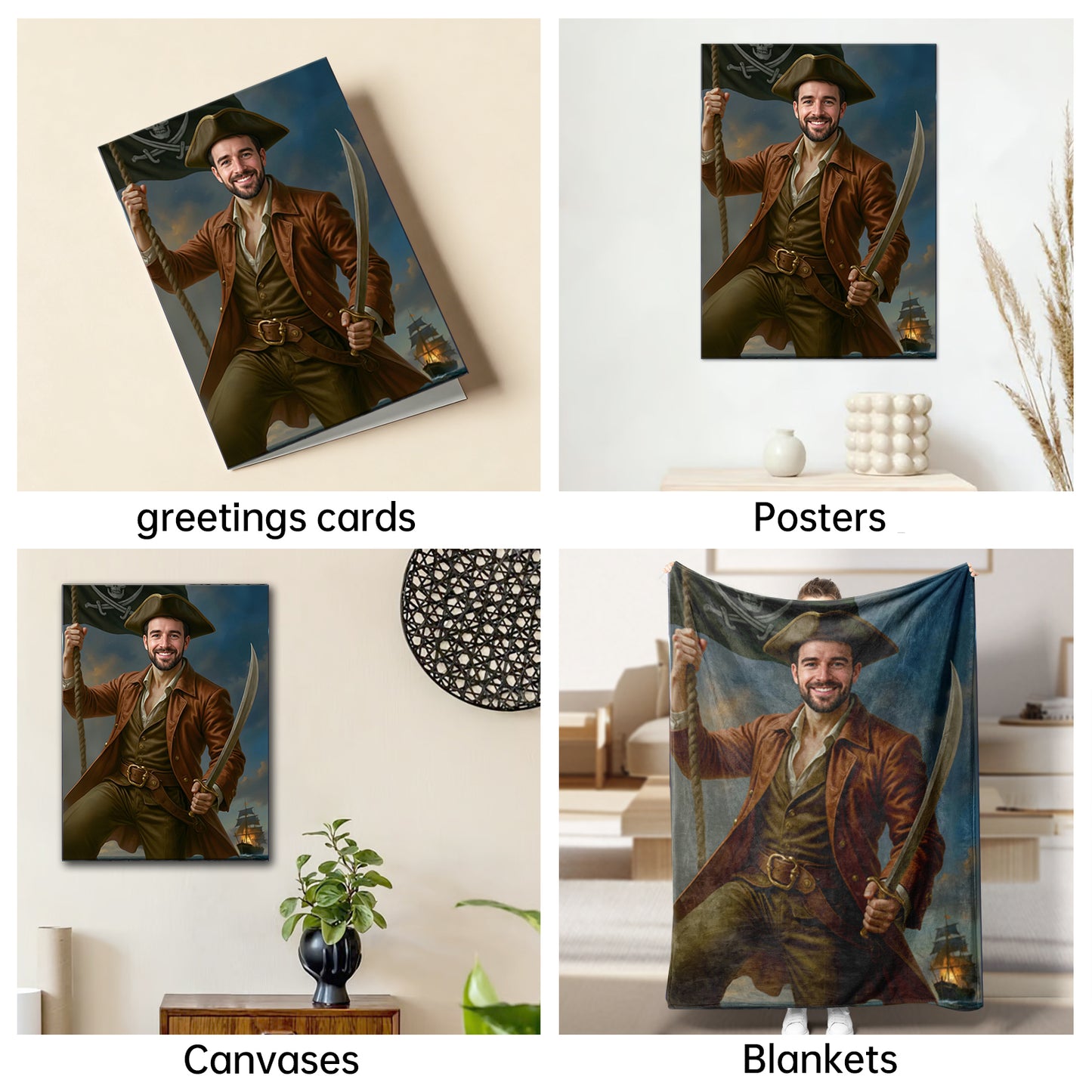 The Jolly Roger man portrait
