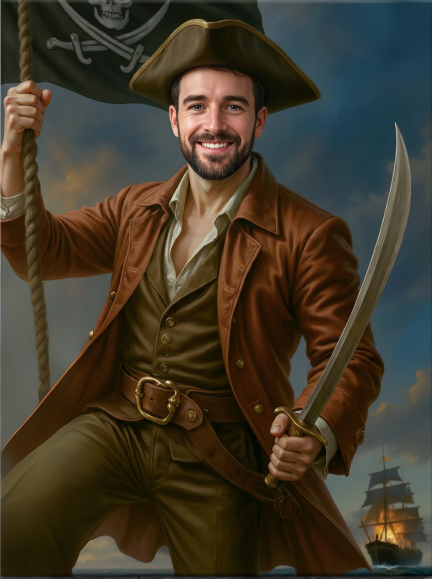 The Jolly Roger man portrait