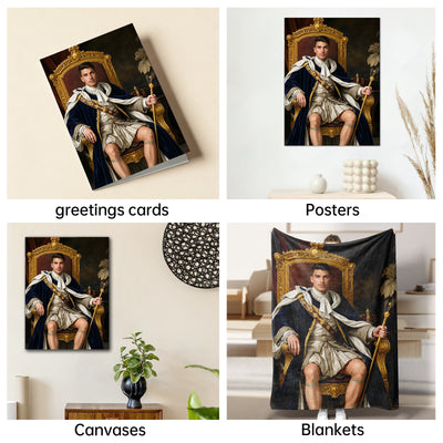 The Baroque Sovereign man,royal portrait