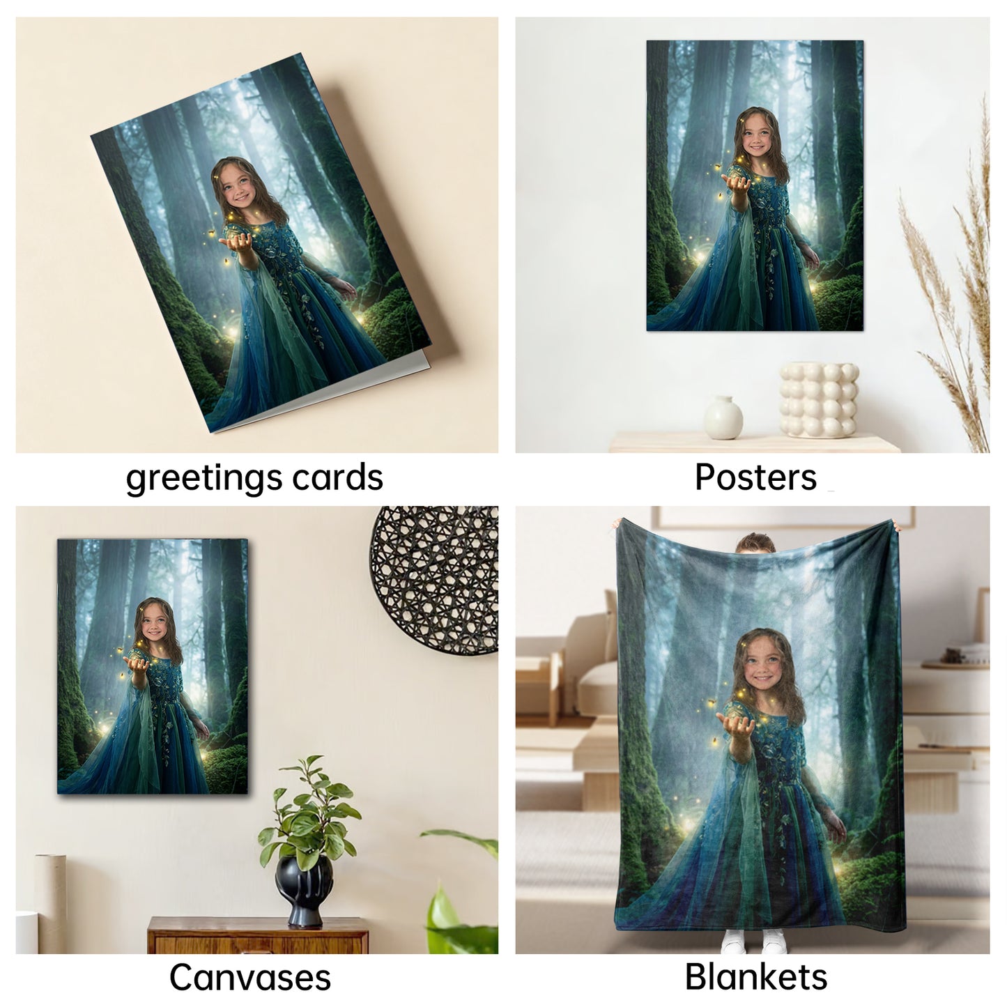 The Enchanted Forest Princess girl portrait