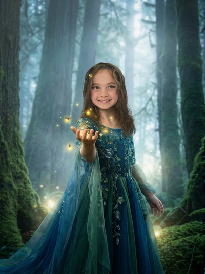 The Enchanted Forest Princess girl portrait