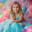 The Birthday Princess girl portrait