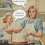 The 1950s Domestic Bliss family portrait