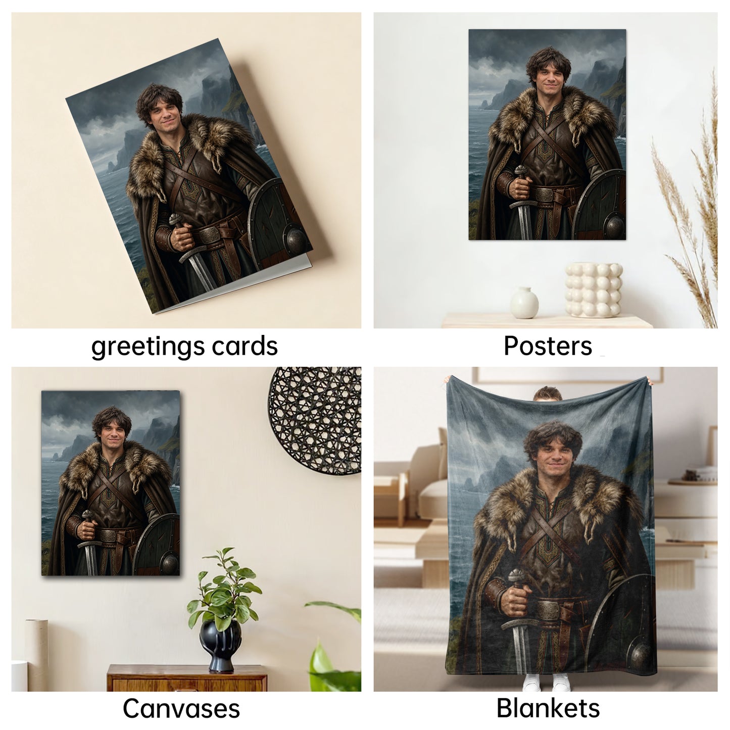 The Celtic Chieftain man portrait