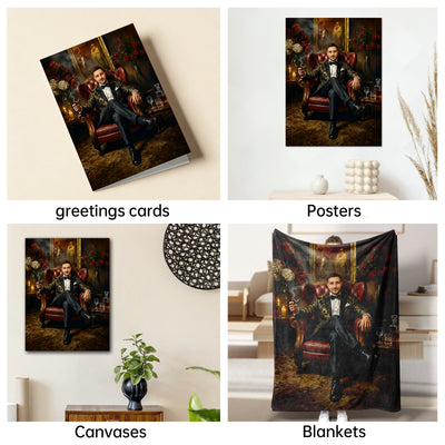 The Baroque Aristocrat man portrait