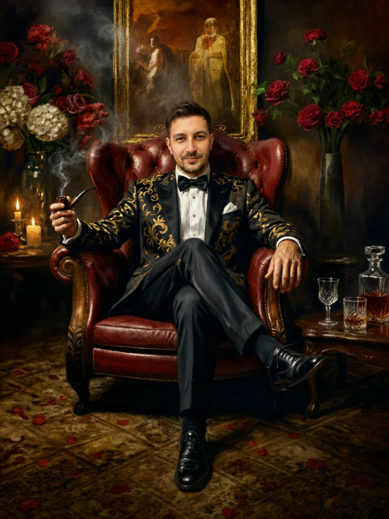 The Baroque Aristocrat man portrait