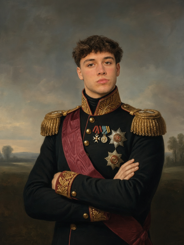 The Napoleonic General man portrait