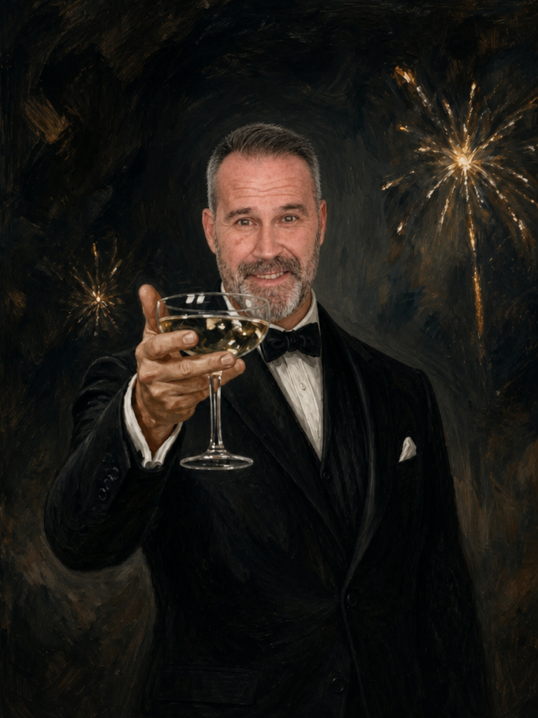 The Great Gatsby man portrait