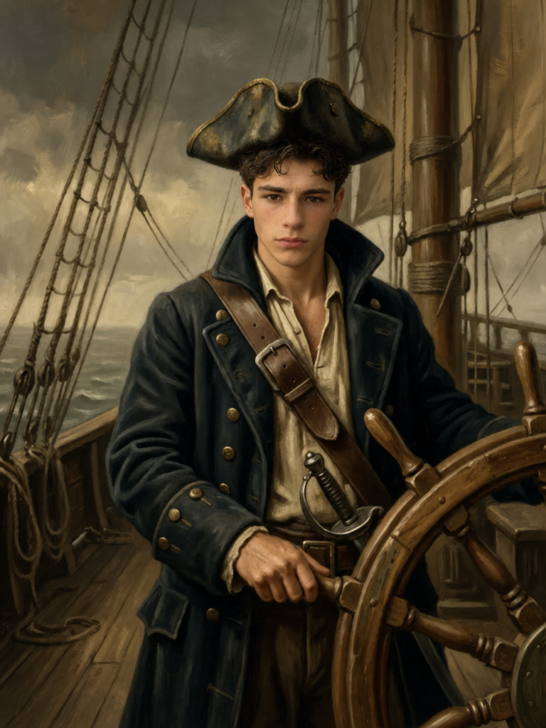 The Maritime Commander royal portrait