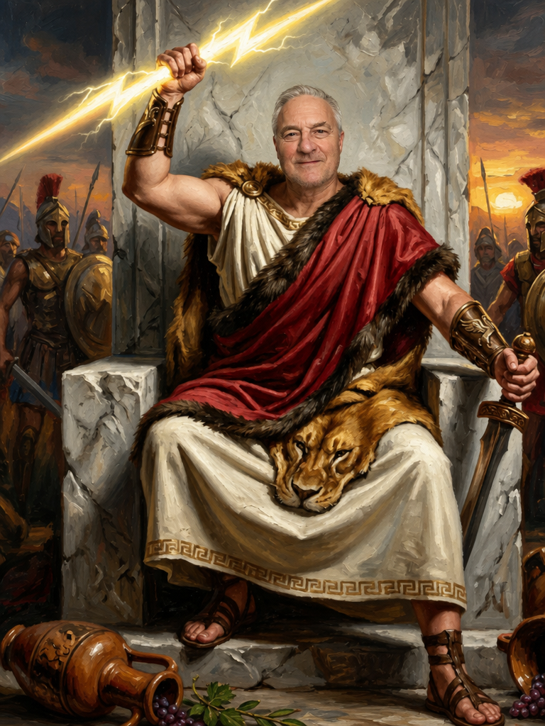 The Zeus man portrait
