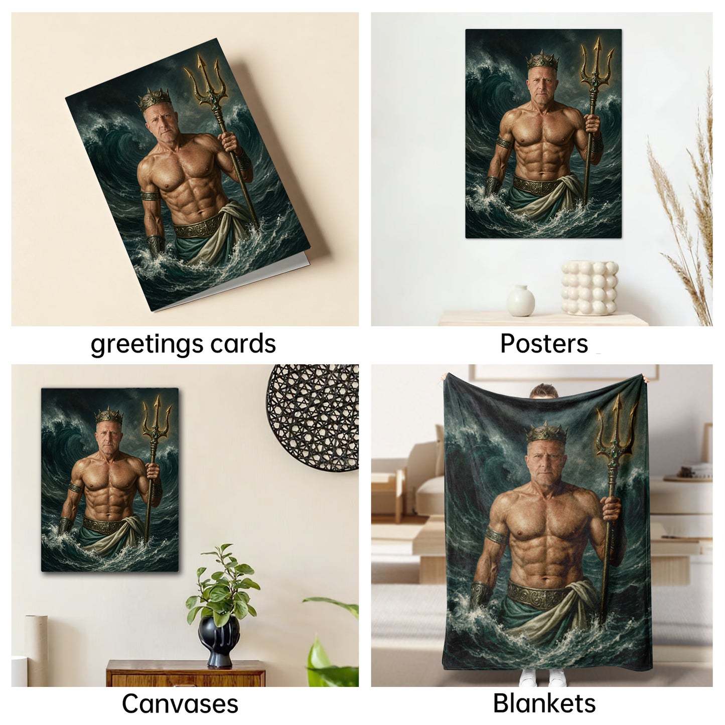 The Poseidon man portrait