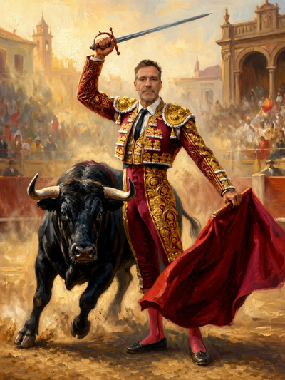 The Matador man portrait