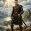 The Highland Chieftain man portrait