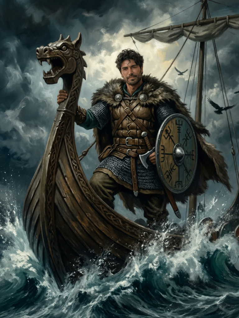 The Norse Raider man portrait