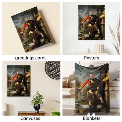 The Highland Chieftain man portrait