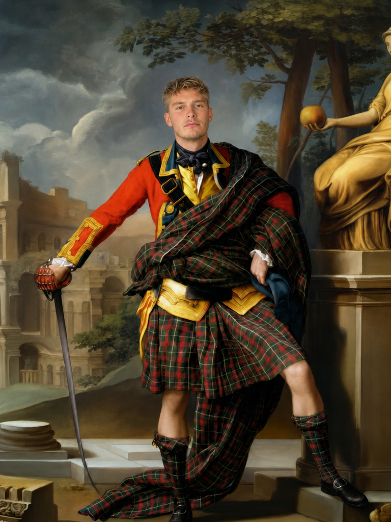 The Highland Chieftain man portrait