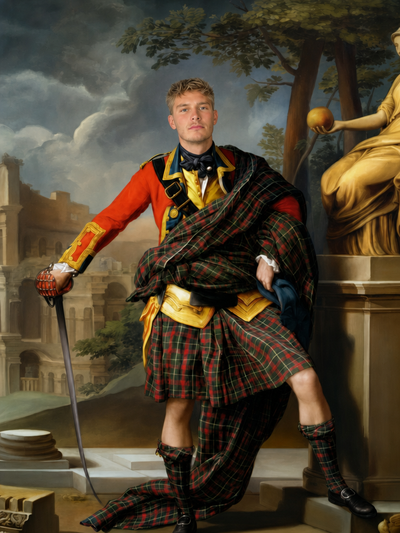 The Highland Chieftain man portrait