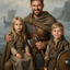 The Viking Chieftain family portrait