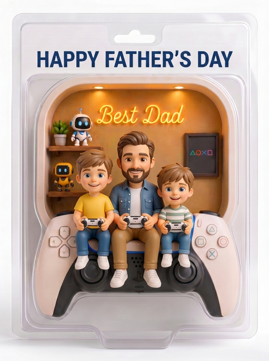 The Gaming Buddy fatherday portrait