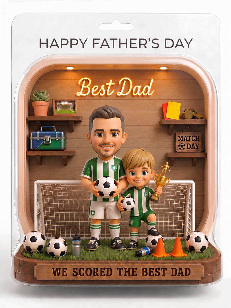 The Soccer Coach fathersday portrait