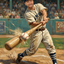 The Golden Age Slugger man portrait