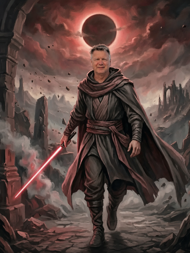 The Sith Lord man portrait